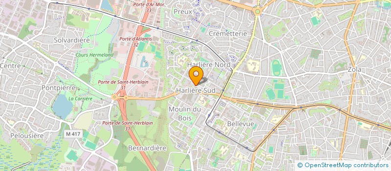 localisation de l'entreprise MONSIEUR AMAR HAKKOUM  SAINT-HERBLAIN