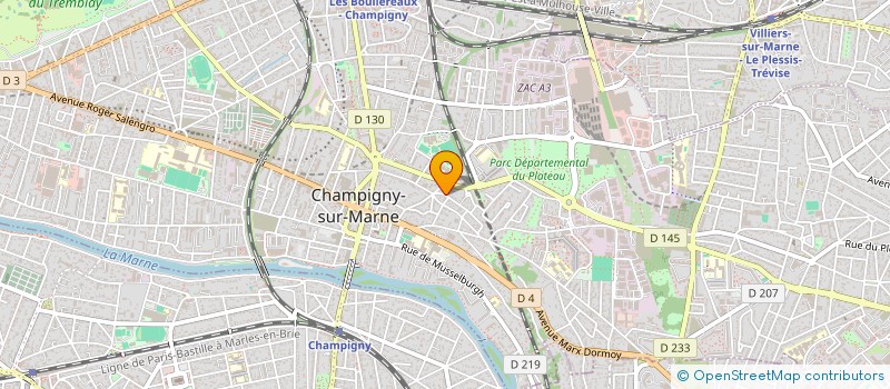 localisation de l'entreprise MONSIEUR AMAR HAMANI à CHAMPIGNY-SUR-MARNE