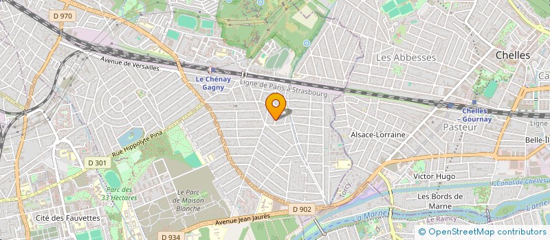 localisation de l'entreprise MONSIEUR AMAR HAMCHAOUI  GAGNY