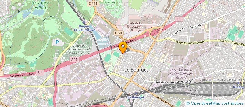 localisation de l'entreprise MONSIEUR AMAR HASSAINI à LE BOURGET