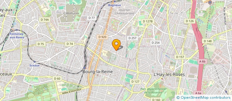 localisation de l'entreprise MONSIEUR AMAR HESNAOUI à BOURG-LA-REINE