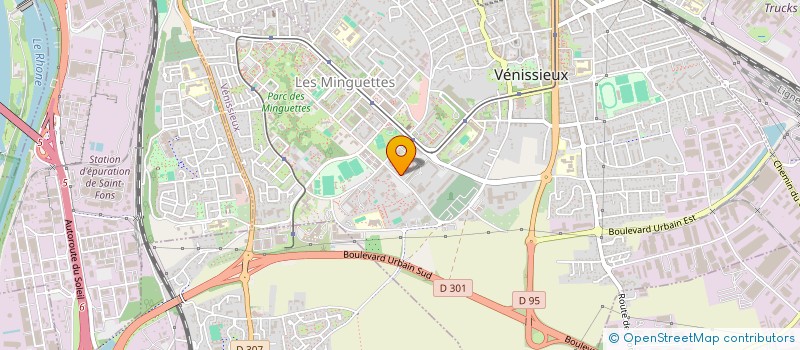 localisation de l'entreprise MONSIEUR AMAR HOUIDEG  VENISSIEUX