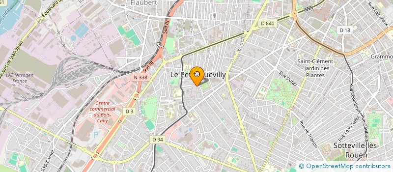 localisation de l'entreprise MONSIEUR AMAR IDRISS OMAR à LE PETIT-QUEVILLY