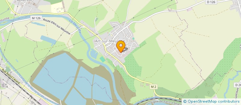 localisation de l'entreprise MONSIEUR AMAR IZRI  ART-SUR-MEURTHE