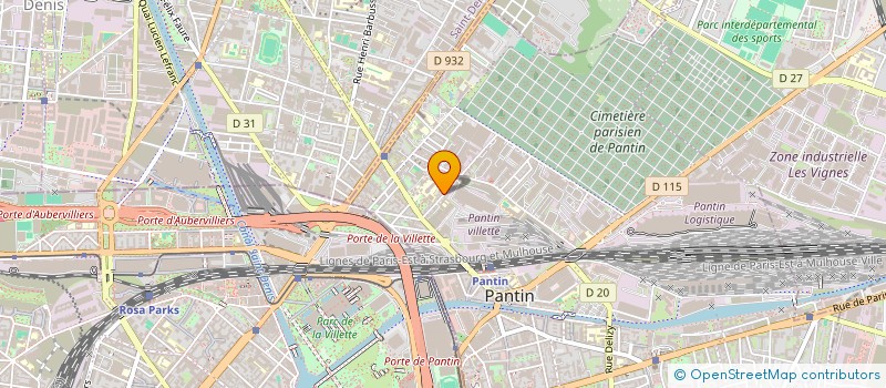 localisation de l'entreprise MONSIEUR AMAR KACHETEL  PANTIN