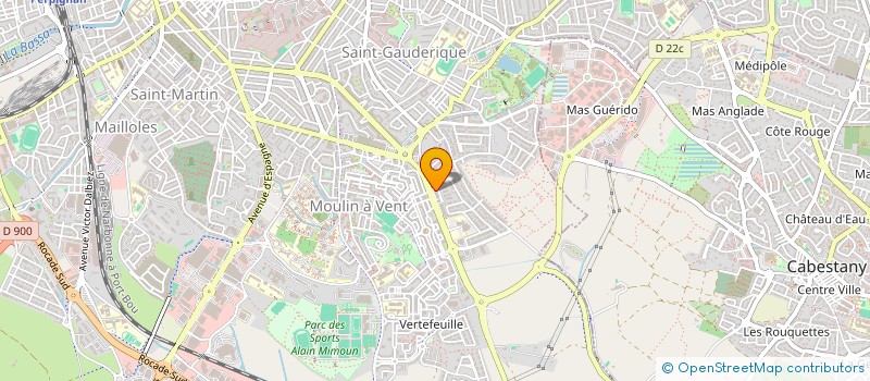 localisation de l'entreprise MONSIEUR AMAR KADI  PERPIGNAN