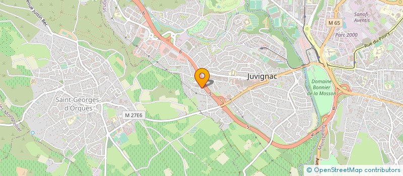 localisation de l'entreprise MONSIEUR AMAR KAMEL à JUVIGNAC