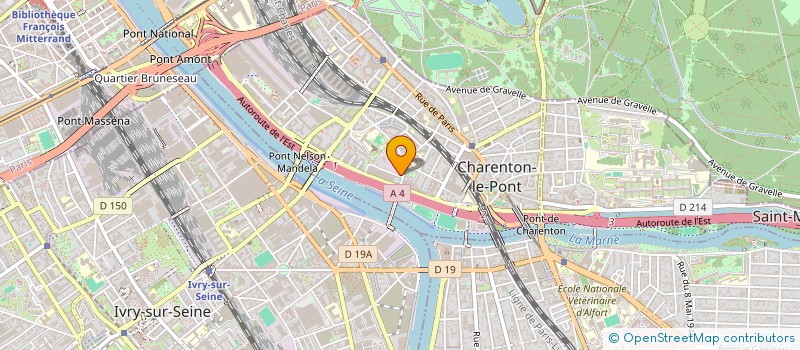 localisation de l'entreprise MONSIEUR AMAR KARA  CHARENTON-LE-PONT