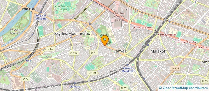 localisation de l'entreprise MONSIEUR AMAR KEBIR  VANVES