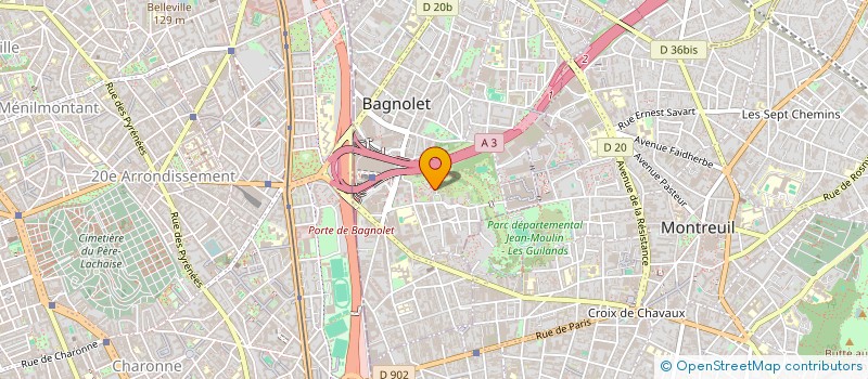 localisation de l'entreprise MONSIEUR AMAR KHENOUNE à BAGNOLET