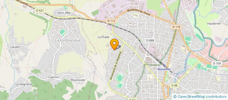 localisation de l'entreprise MONSIEUR AMAR KOOB  AUSSILLON