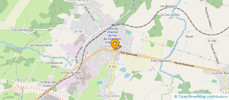 localisation de l'entreprise MONSIEUR AMAR LAGZOULI à TERRES-DE-HAUTE-CHARENTE