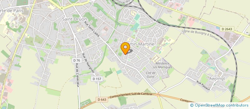 localisation de l'entreprise MONSIEUR AMAR LARBI à CAMBRAI