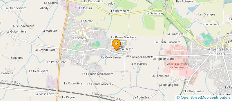 localisation de l'entreprise MONSIEUR AMAR LAROUS  ETRELLES