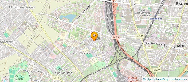 localisation de l'entreprise MONSIEUR AMAR LECHEHEB à STRASBOURG