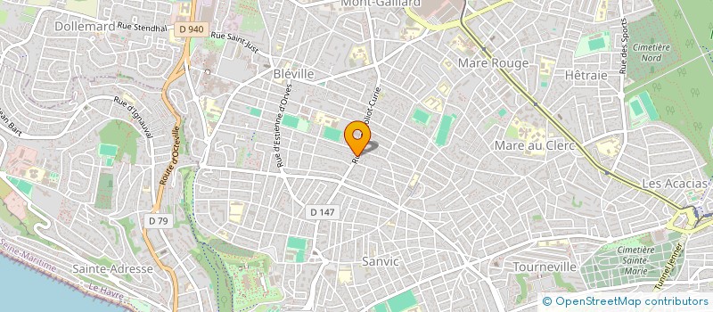 localisation de l'entreprise MONSIEUR AMAR LEMONNIER à LE HAVRE