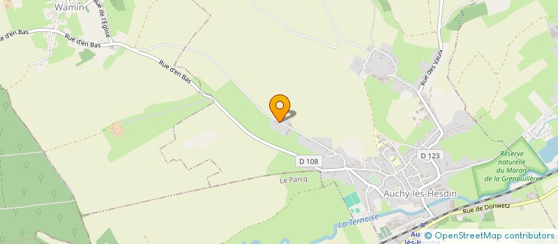 localisation de l'entreprise MONSIEUR AMAR LOUNICI  AUCHY-LES-HESDIN