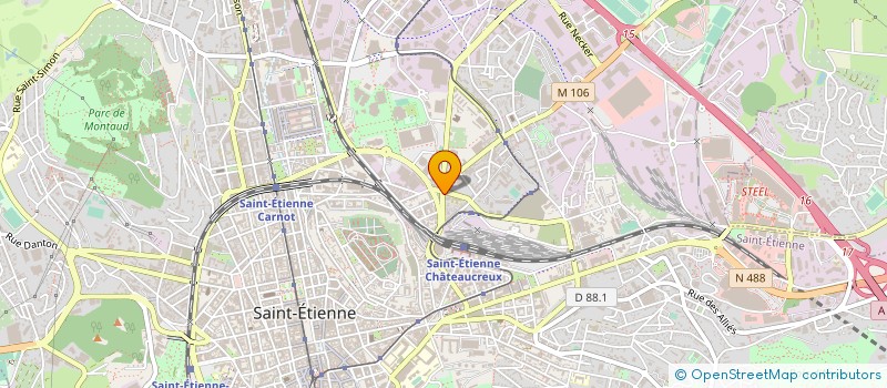 localisation de l'entreprise MONSIEUR AMAR MALLEK  SAINT-ETIENNE