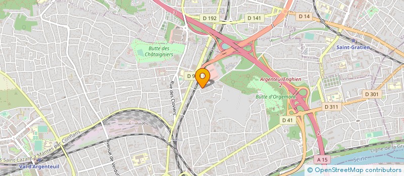 localisation de l'entreprise MONSIEUR AMAR MEGHEZI à ARGENTEUIL