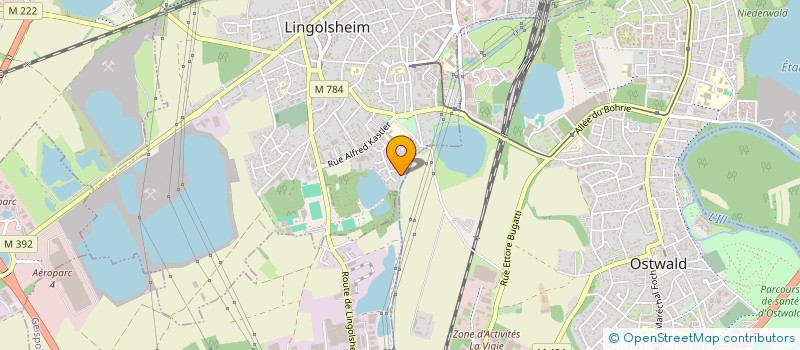 localisation de l'entreprise MONSIEUR AMAR MEHALAINE  LINGOLSHEIM