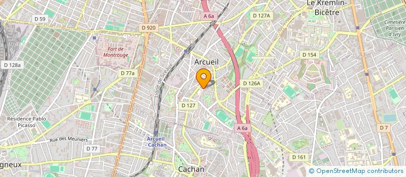 localisation de l'entreprise MONSIEUR AMAR MERNICHE à ARCUEIL