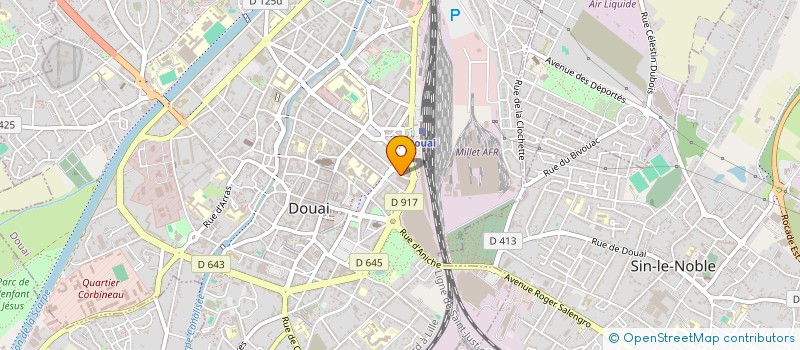 localisation de l'entreprise MONSIEUR AMAR MOUETTER à DOUAI