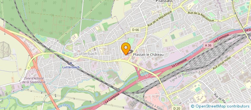 localisation de l'entreprise MONSIEUR AMAR NETTOUR  LUTTERBACH