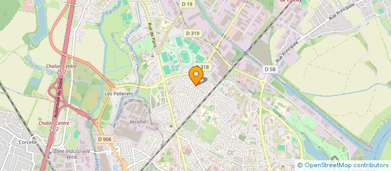 localisation de l'entreprise MONSIEUR AMAR OUADAH à CHALON-SUR-SAONE