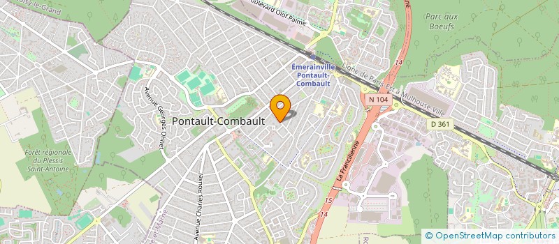 localisation de l'entreprise MONSIEUR AMAR OUDNI à PONTAULT-COMBAULT