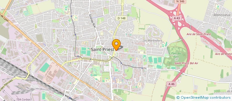 localisation de l'entreprise MONSIEUR AMAR RAHIL  SAINT-PRIEST