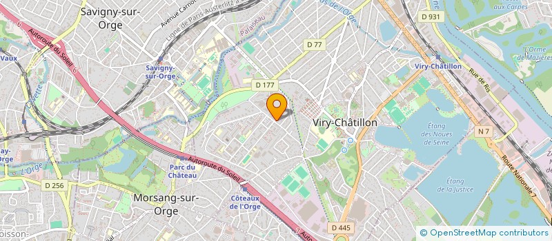 localisation de l'entreprise MONSIEUR AMAR RAINI à VIRY-CHATILLON