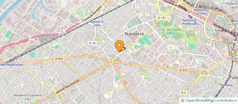 localisation de l'entreprise MONSIEUR AMAR SAADI  NANTERRE