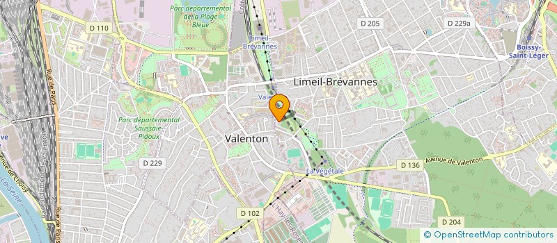 localisation de l'entreprise MONSIEUR AMAR SAHOUI  LIMEIL-BREVANNES