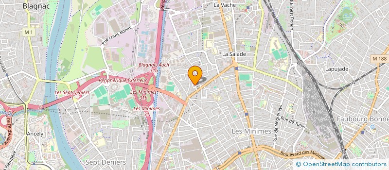 localisation de l'entreprise MONSIEUR AMAR SANA  TOULOUSE