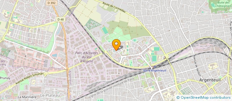 localisation de l'entreprise MONSIEUR AMAR SAOUTHI  ARGENTEUIL