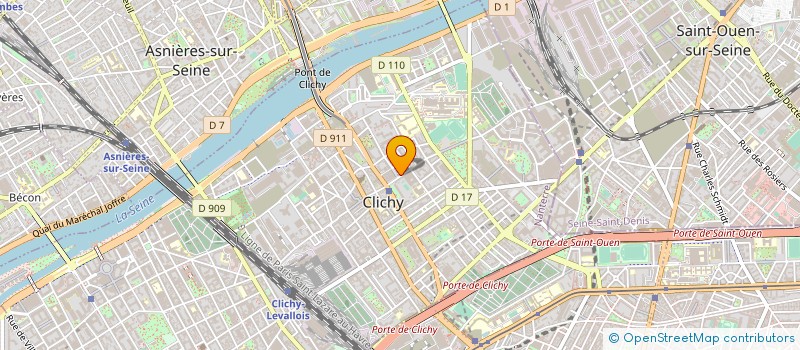 localisation de l'entreprise MONSIEUR AMAR SEGUENI à CLICHY