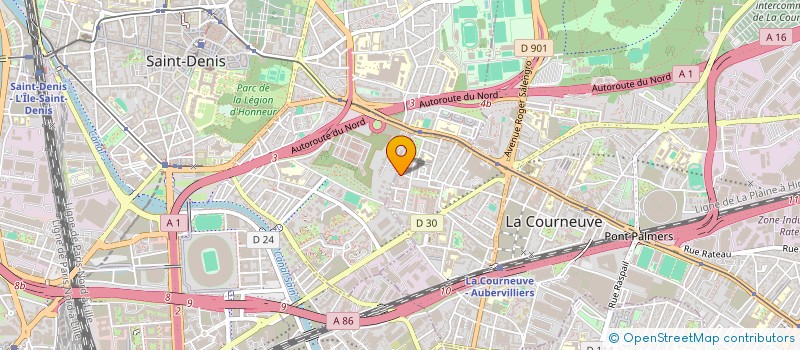 localisation de l'entreprise MONSIEUR AMAR SLIMI à LA COURNEUVE