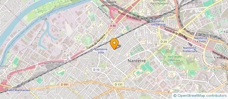 localisation de l'entreprise MONSIEUR AMAR SOUDANI  NANTERRE