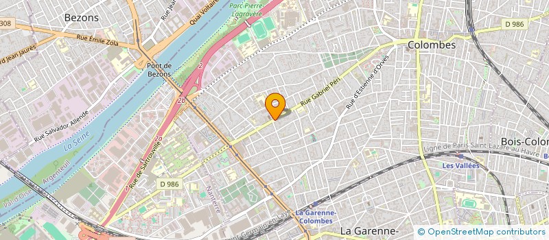 localisation de l'entreprise MONSIEUR AMAR TAFAT  COLOMBES