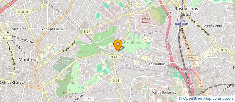 localisation de l'entreprise MONSIEUR AMAR TAHA à MONTREUIL