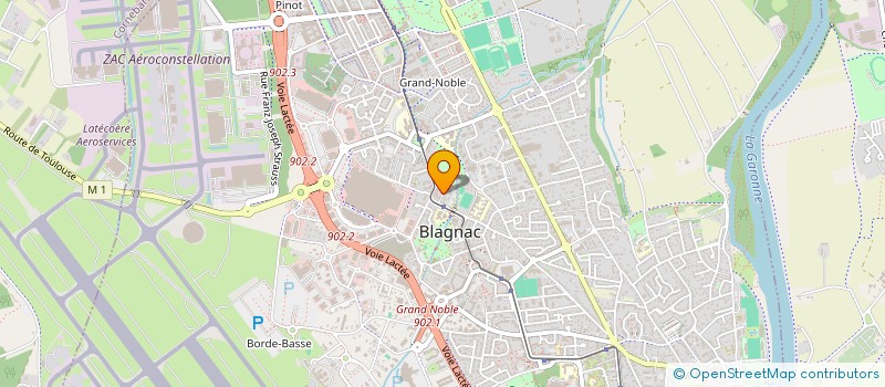localisation de l'entreprise MONSIEUR AMAR TAIF à BLAGNAC