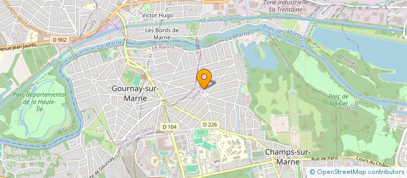 localisation de l'entreprise MONSIEUR AMAR TALMAT-AMAR  CHAMPS-SUR-MARNE