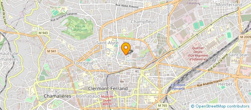 localisation de l'entreprise MONSIEUR AMAR WADE  CLERMONT-FERRAND