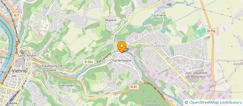 localisation de l'entreprise MONSIEUR AMAR YAKOUBI  VIENNE