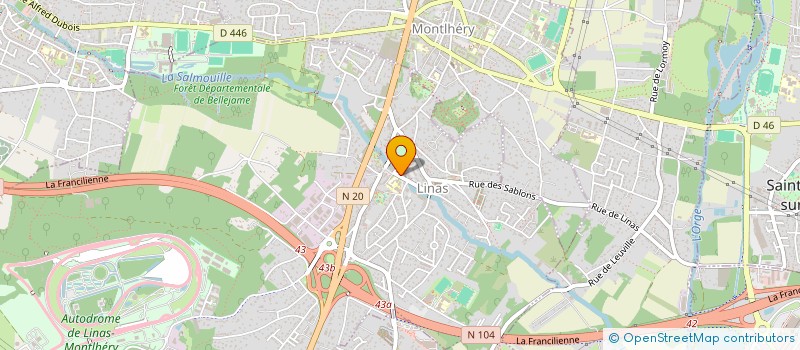 localisation de l'entreprise MONSIEUR AMAR-YOUNES DIAH  LINAS