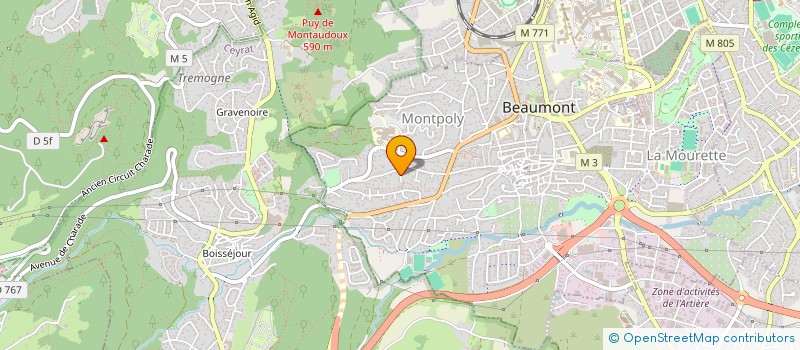 localisation de l'entreprise MONSIEUR AMAR YUGURTHA MESSAOUDI  BEAUMONT