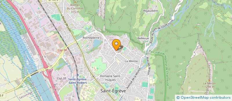 localisation de l'entreprise MONSIEUR AMAR ZENAT  SAINT-EGREVE