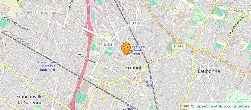 localisation de l'entreprise MONSIEUR AMAR ZENOUDI à ERMONT