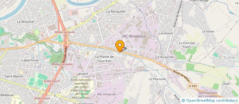 localisation de l'entreprise MONSIEUR AMARA AMRI à ALBI