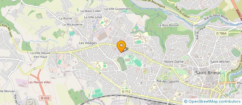 localisation de l'entreprise MONSIEUR AMARA BOUALEM à SAINT-BRIEUC